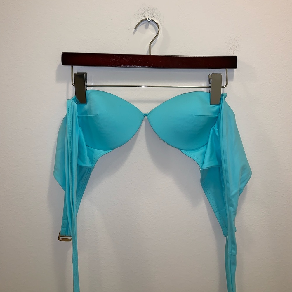 Victorias Secret Light Blue Bikini top size 32C - Picture 3 of 11